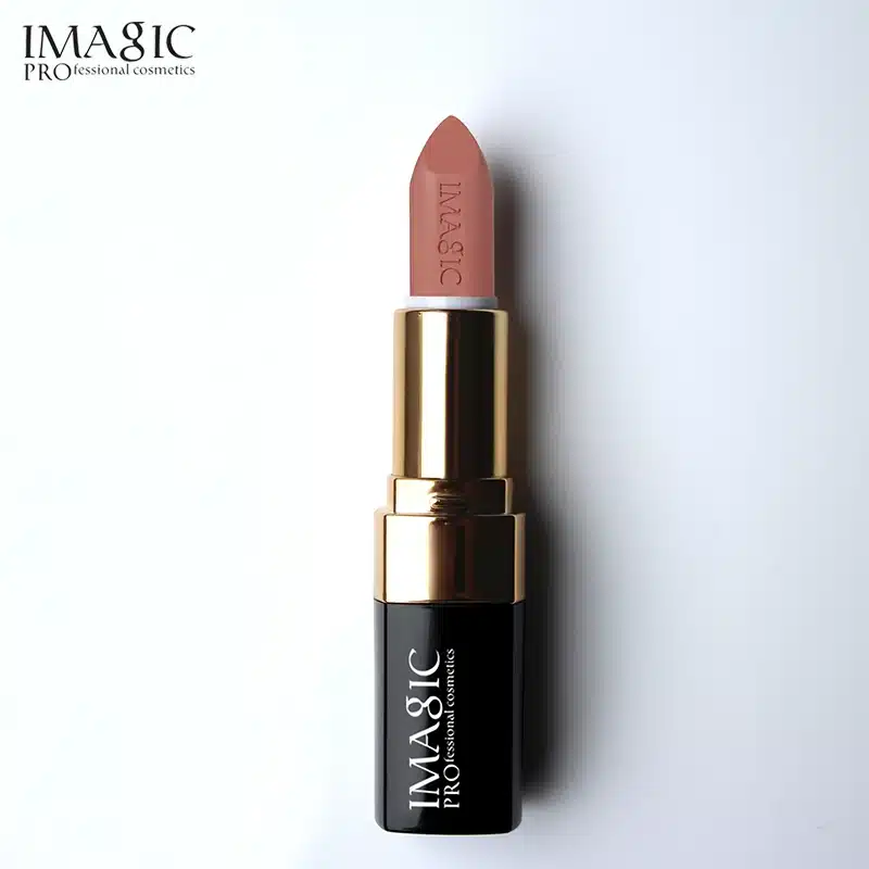IMAGIC new 12 color lip makeup cream lipstick waterproof lasting light color sexy red lipstick beauty matte eyeliner lipstick 22