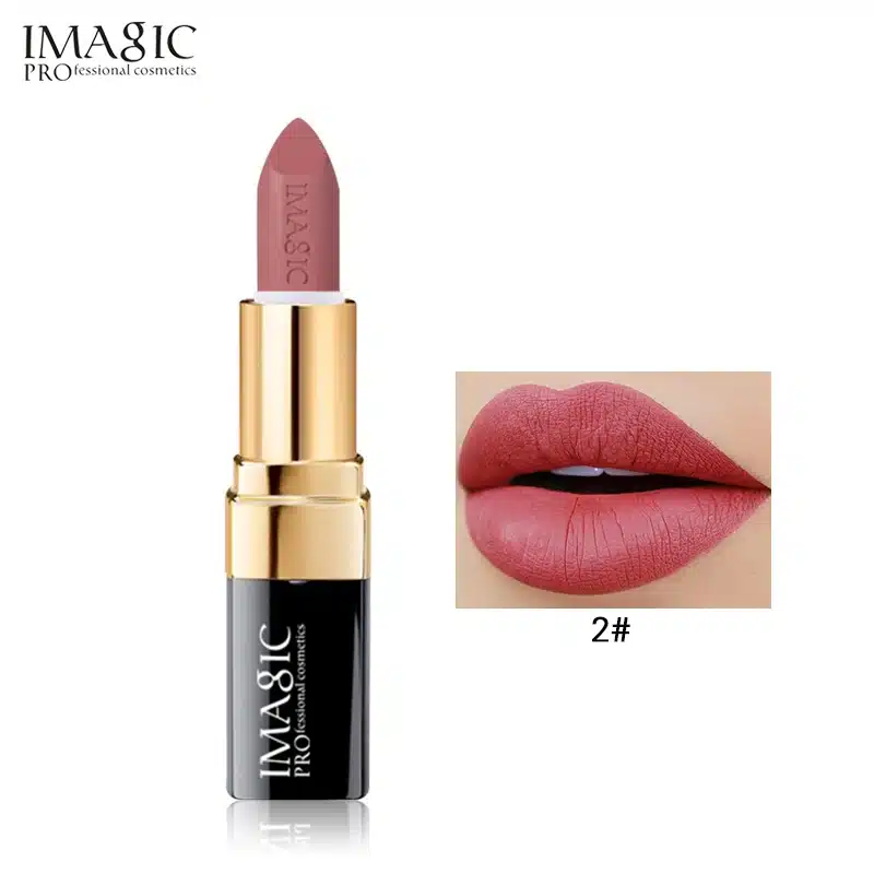 IMAGIC new 12 color lip makeup cream lipstick waterproof lasting light color sexy red lipstick beauty matte eyeliner lipstick 29