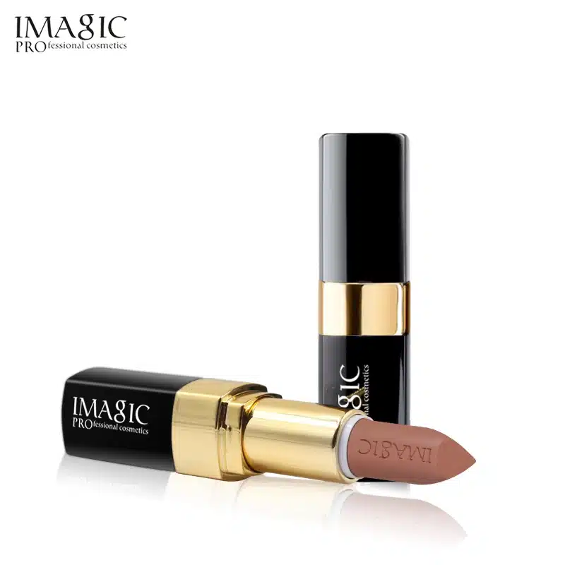 IMAGIC new 12 color lip makeup cream lipstick waterproof lasting light color sexy red lipstick beauty matte eyeliner lipstick 40