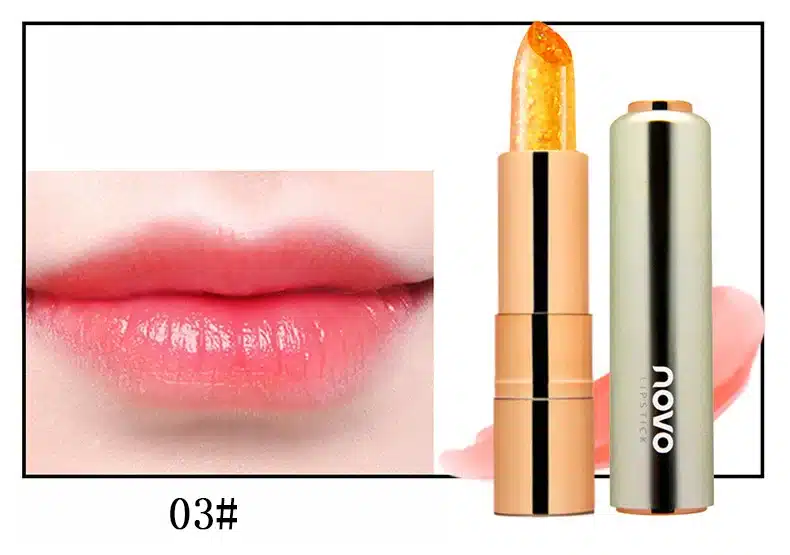 NOVO Brand Jelly lipstick makeup Magic Temperature Changing Color Korean style color tint lip stick lasting waterproof lip balm 26