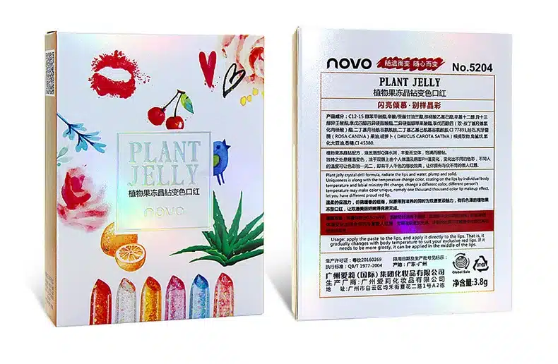 NOVO Brand Jelly lipstick makeup Magic Temperature Changing Color Korean style color tint lip stick lasting waterproof lip balm 31