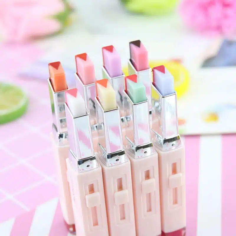 8 Colors Gradient Color Lipstick Waterproof Two Color Lipsticks Korean Style Lip Balm V Cutting Bite Lipstick K Pop Korean Lip 6