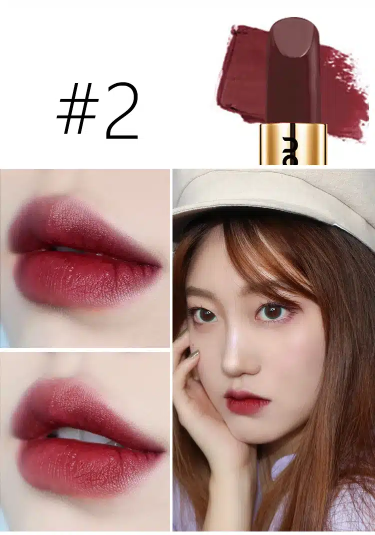 NOVO 2018 Brand matte lipstick Makeup Velvet 6colors Korean Style lip balm Nourishing long lasting Waterproof Smooth Lipstick 9