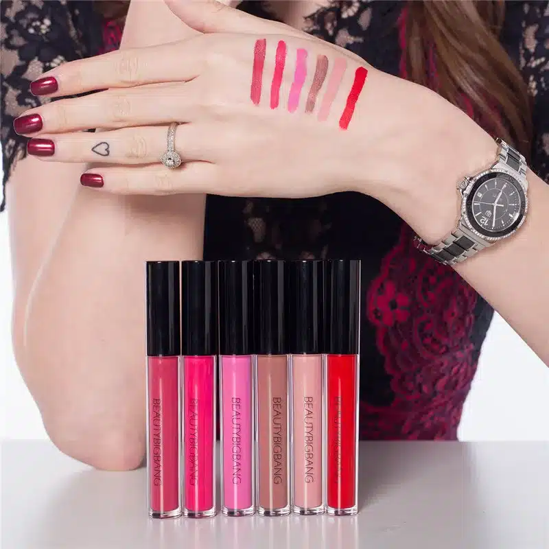 BeautyBigBang Matte Liquid Lipstick Moisturizer Smooth Lip Stick Long Lasting Lip Gloss Cosmetic Fashion Makeup Lipstick 10