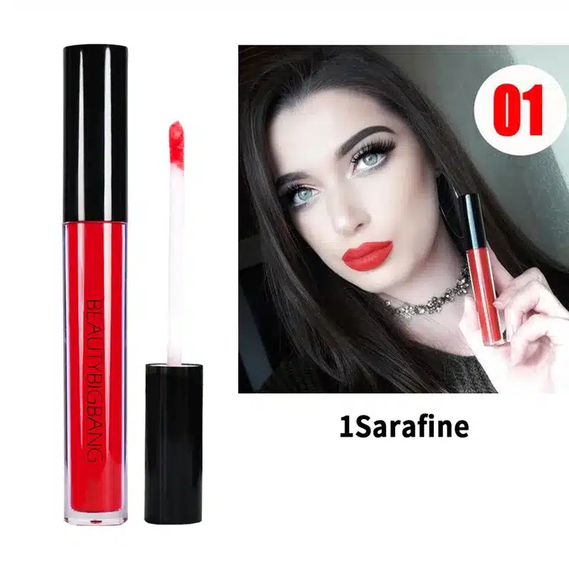 BeautyBigBang Matte Liquid Lipstick Moisturizer Smooth Lip Stick Long Lasting Lip Gloss Cosmetic Fashion Makeup Lipstick 20