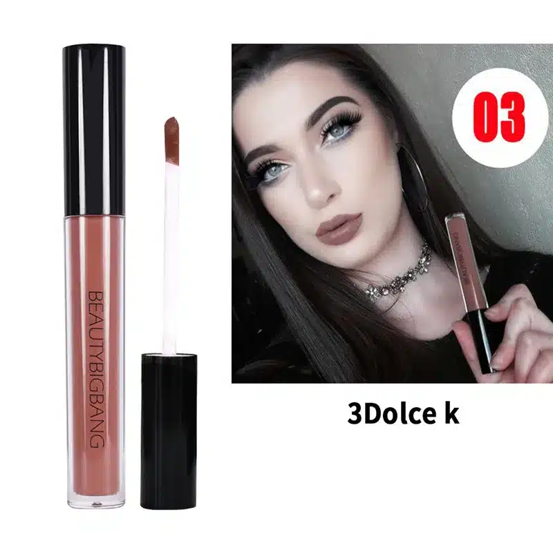 BeautyBigBang Matte Liquid Lipstick Moisturizer Smooth Lip Stick Long Lasting Lip Gloss Cosmetic Fashion Makeup Lipstick 22