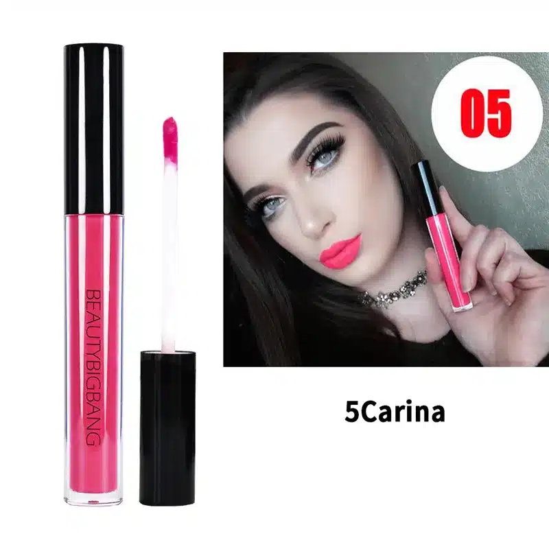 BeautyBigBang Matte Liquid Lipstick Moisturizer Smooth Lip Stick Long Lasting Lip Gloss Cosmetic Fashion Makeup Lipstick 24