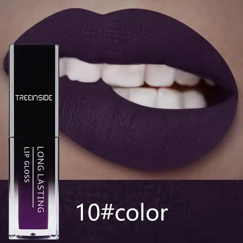 24 Color Liquid Lipstick Waterproof Makeup Long Lasting Mate Make Up Nude Lip Gloss Red Purple Blue Black Ultra Matte Lipstick 16