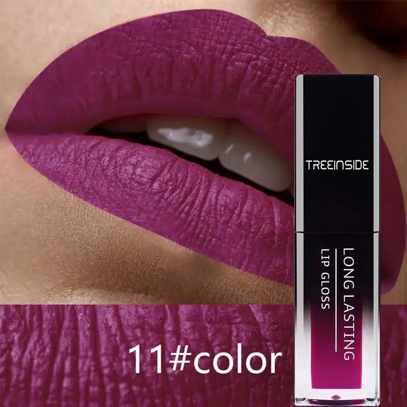 24 Color Liquid Lipstick Waterproof Makeup Long Lasting Mate Make Up Nude Lip Gloss Red Purple Blue Black Ultra Matte Lipstick 17