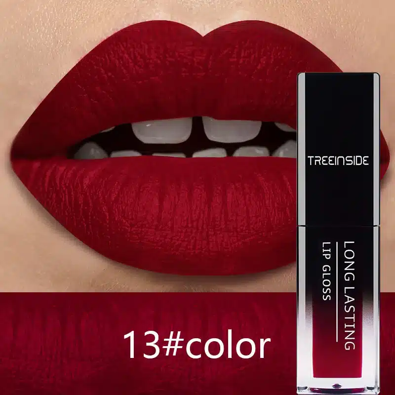 24 Color Liquid Lipstick Waterproof Makeup Long Lasting Mate Make Up Nude Lip Gloss Red Purple Blue Black Ultra Matte Lipstick 19
