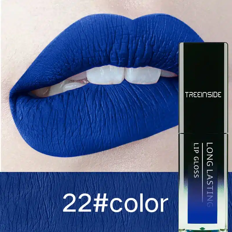 24 Color Liquid Lipstick Waterproof Makeup Long Lasting Mate Make Up Nude Lip Gloss Red Purple Blue Black Ultra Matte Lipstick 28