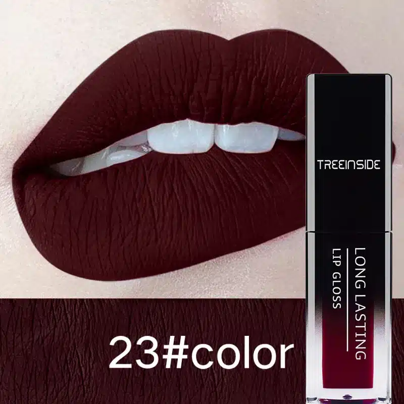 24 Color Liquid Lipstick Waterproof Makeup Long Lasting Mate Make Up Nude Lip Gloss Red Purple Blue Black Ultra Matte Lipstick 29