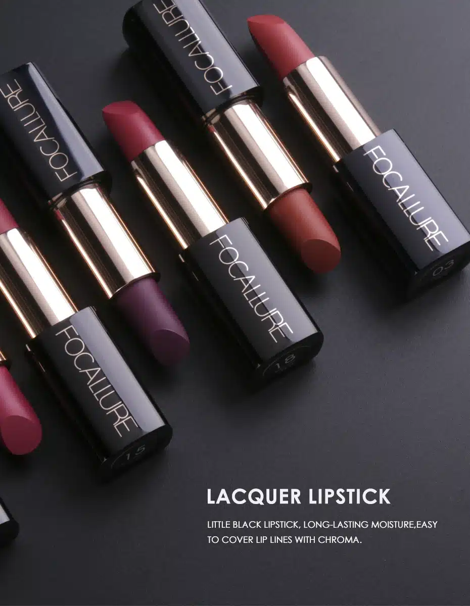 FOCALLURE 20 Colors Nutritious Easy to Wear Waterproof Long Lasting Makeup Lacquer Moisturizer Maquiagem Red Lipstick 1