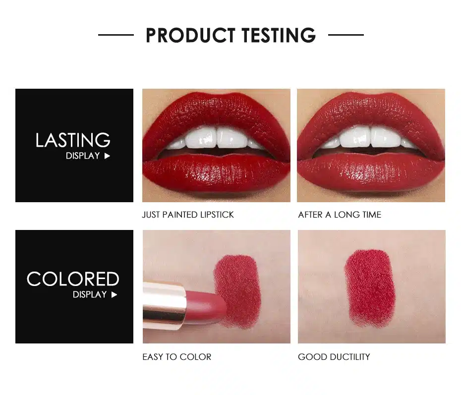 FOCALLURE Moisturizer Matte Lipstick 20 Colors High Quality Red Lip Sticks Easy to Wear Long-lasting Make up 6