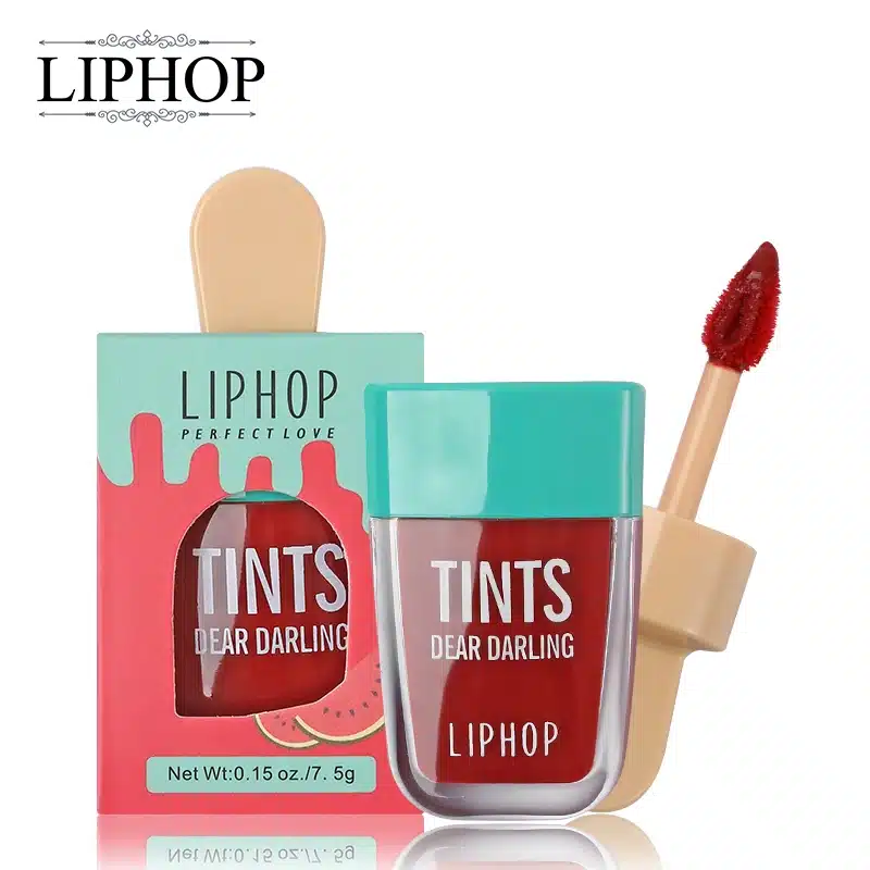LIPHOP ICE CREAM Long-Lasting Lip Tint 5 Colors Liquid Lipstick Batom Rouge A Levres Labial Matte Lip Gloss Sexy Tattoo Cosmetic 4