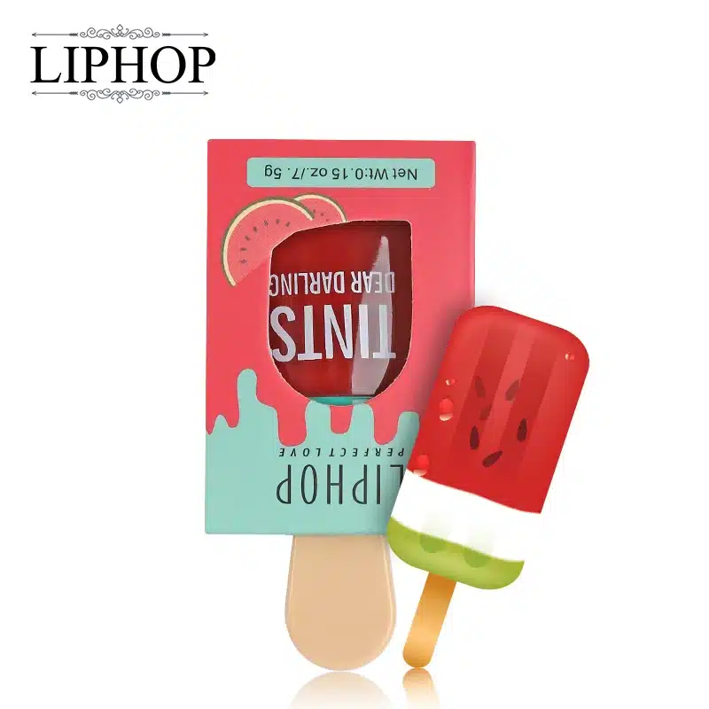 LIPHOP ICE CREAM Long-Lasting Lip Tint 5 Colors Liquid Lipstick Batom Rouge A Levres Labial Matte Lip Gloss Sexy Tattoo Cosmetic 12