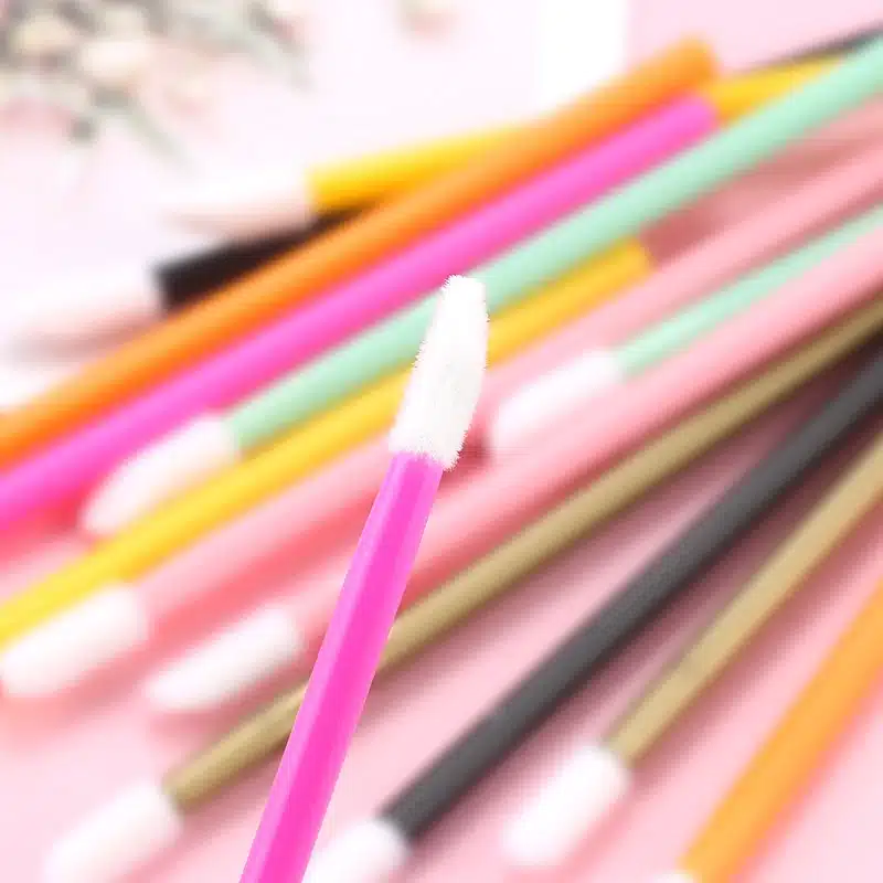 50pcs Disposable Lip Gloss Applicators Lipstick Wands Applicator Make Up Brushes Set Lip Brush makeup brushes pincel maquiagem 2