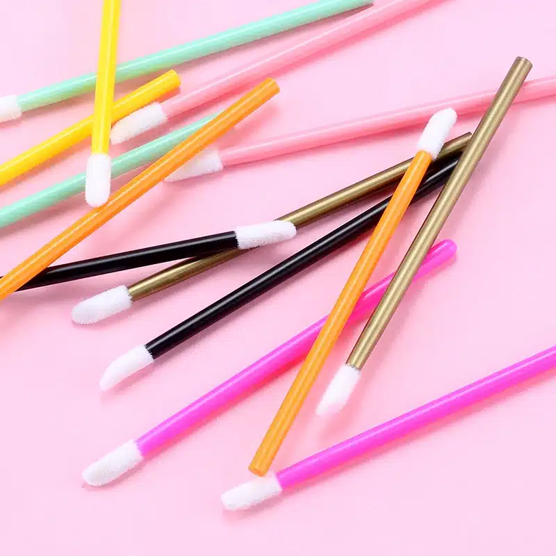 50pcs Disposable Lip Gloss Applicators Lipstick Wands Applicator Make Up Brushes Set Lip Brush makeup brushes pincel maquiagem 3