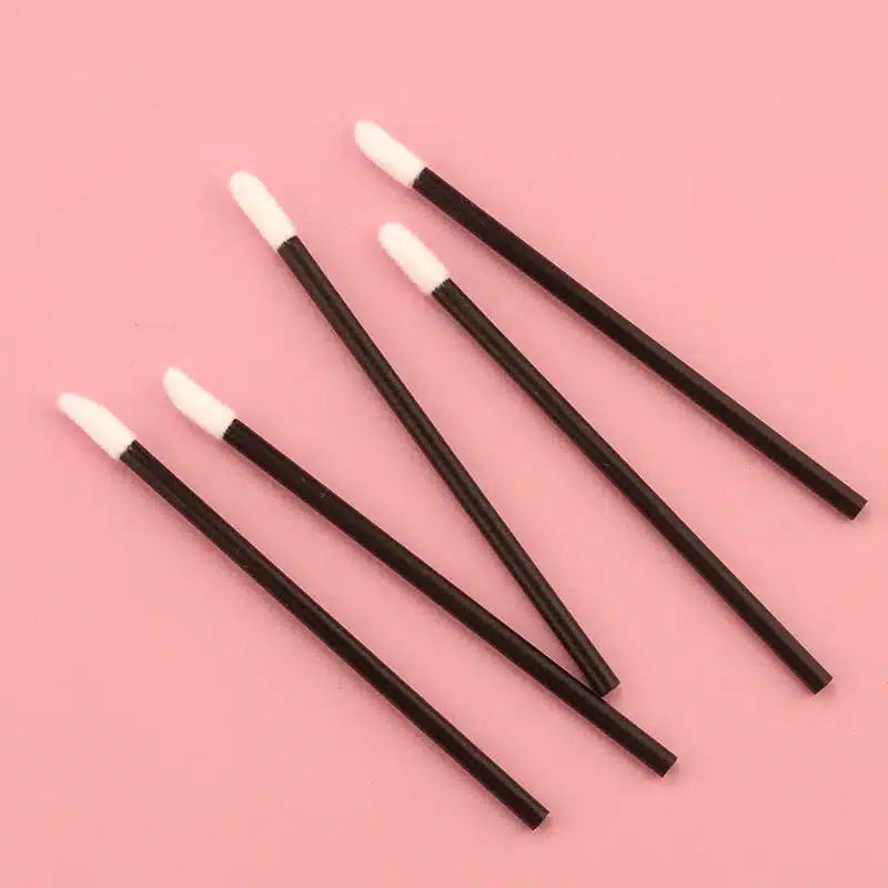 50pcs Disposable Lip Gloss Applicators Lipstick Wands Applicator Make Up Brushes Set Lip Brush makeup brushes pincel maquiagem 12