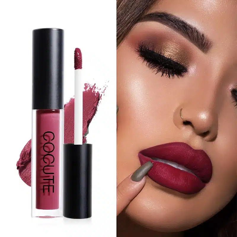 Cocute Matte Lipstick Waterproof Makeup Lip Gloss Liquid Lip Stick Top Quality Long Lasting Lipgloss Sexy Cosmetics Lips 16
