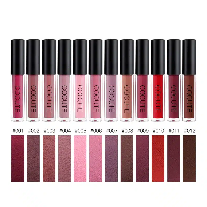 Cocute Matte Lipstick Waterproof Makeup Lip Gloss Liquid Lip Stick Top Quality Long Lasting Lipgloss Sexy Cosmetics Lips 17