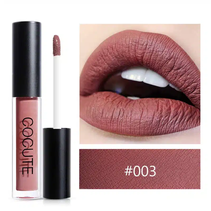 Cocute Matte Lipstick Waterproof Makeup Lip Gloss Liquid Lip Stick Top Quality Long Lasting Lipgloss Sexy Cosmetics Lips 19