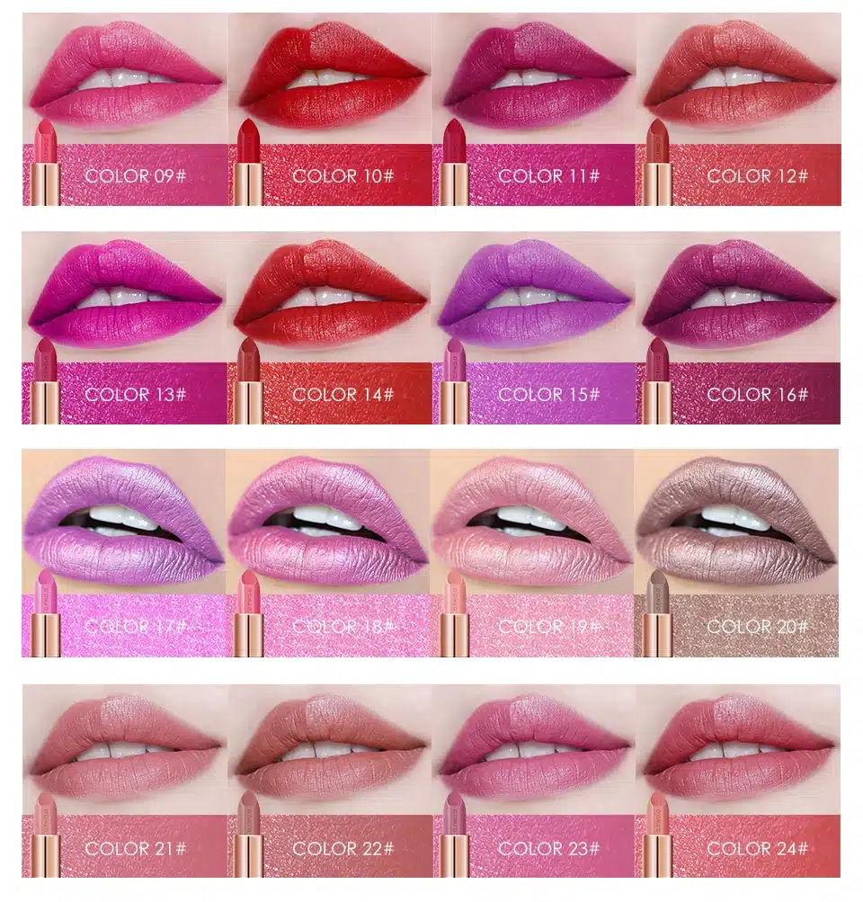 O.TWO.O Semi-velet Lipstick 20 Colors Moisturizer Long Lasting Makeup Waterproof for Comfortable Non-drying lip stick Cosmetics 13