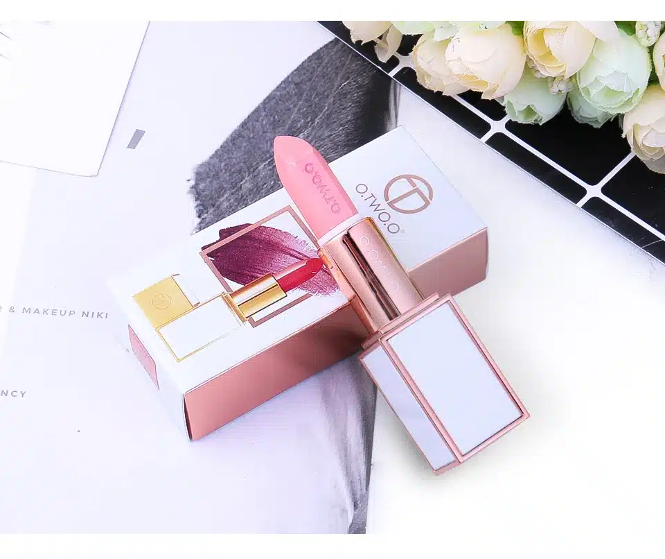 O.TWO.O Semi-velet Lipstick 20 Colors Moisturizer Long Lasting Makeup Waterproof for Comfortable Non-drying lip stick Cosmetics 20