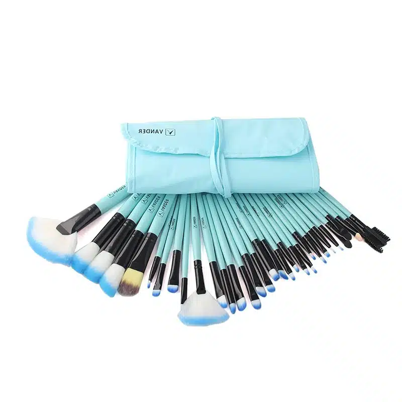 Vander 32Pcs Makeup Brushes Eye Shadows Lipstick Powder Foundation Brushes With Cosmetic Bag pincel Make Up Brushes Kits 12