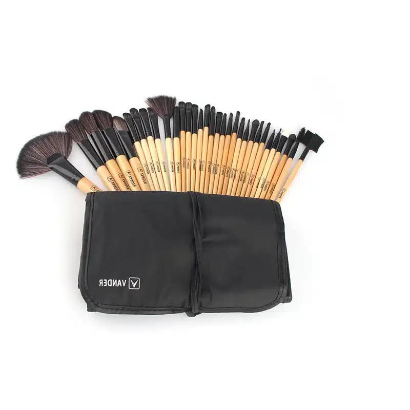 Vander 32Pcs Makeup Brushes Eye Shadows Lipstick Powder Foundation Brushes With Cosmetic Bag pincel Make Up Brushes Kits 14
