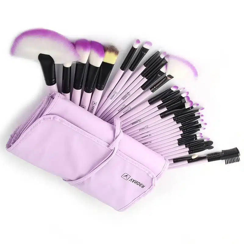 Vander 32Pcs Makeup Brushes Eye Shadows Lipstick Powder Foundation Brushes With Cosmetic Bag pincel Make Up Brushes Kits 15