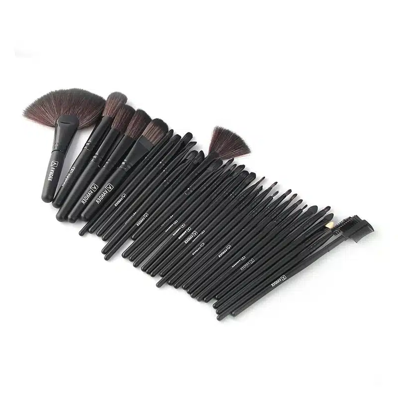 Vander 32Pcs Makeup Brushes Eye Shadows Lipstick Powder Foundation Brushes With Cosmetic Bag pincel Make Up Brushes Kits 22