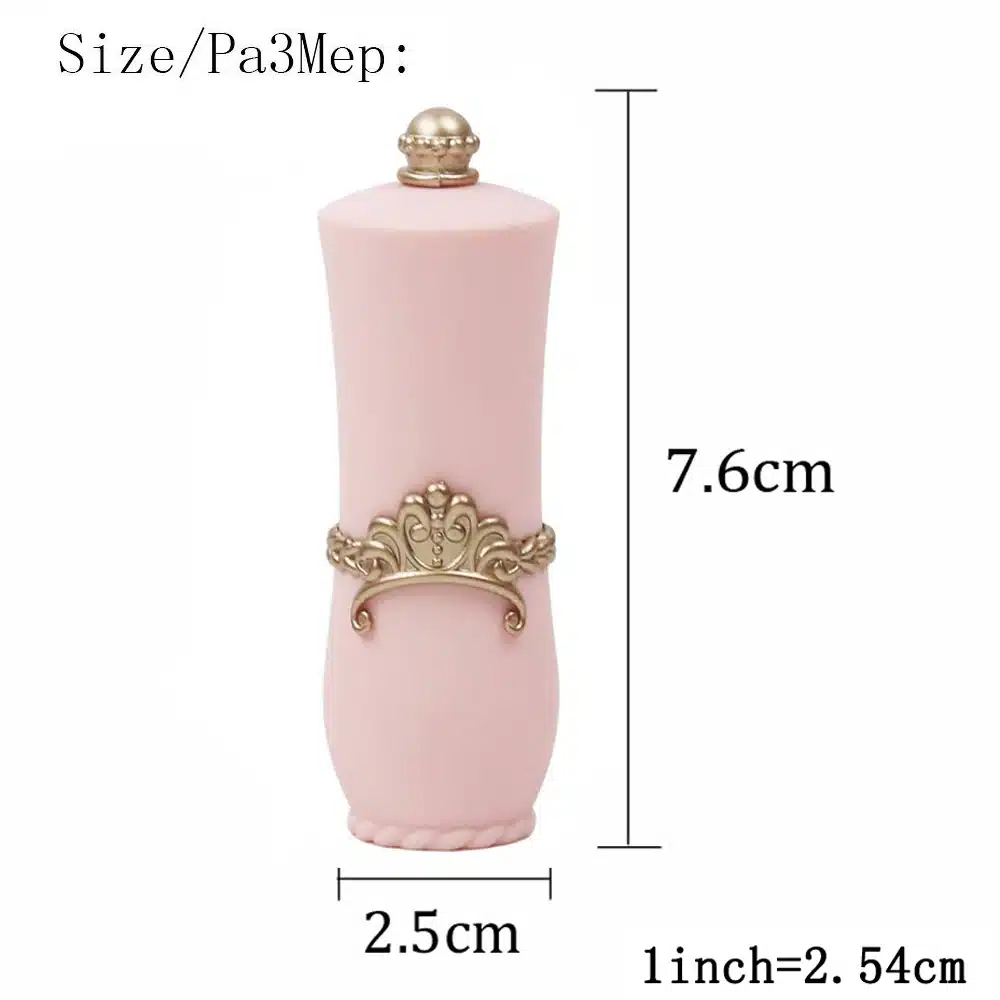 New Craft Lipstick Shaped Needles Pin Cushion with 5 Sewing Needles Pincushion Rotatable Needle Holder Sewing Tool Accessories 35