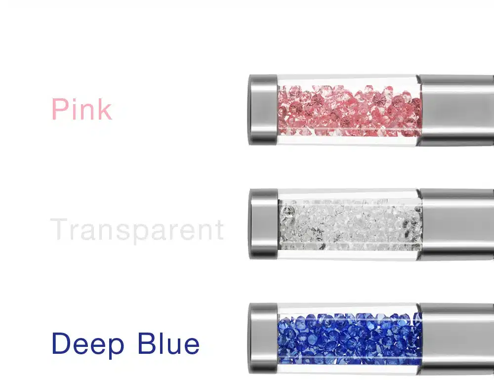 new TECHKEY Lipstick usb flash drive pen drive 64GB pendrive memory memoria cel usb stick 32GB 16GB 8GB 4GB Rhinestone gift 8