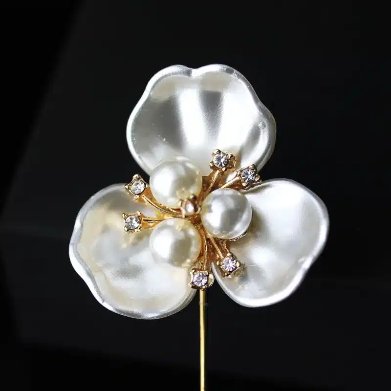 i-Remiel High-end Long Needle Brooch Shell Pearl Rhinestone Flower Pins & Brooches Women Suit Sweater Coat Shirt Mujer Pin Badge 13