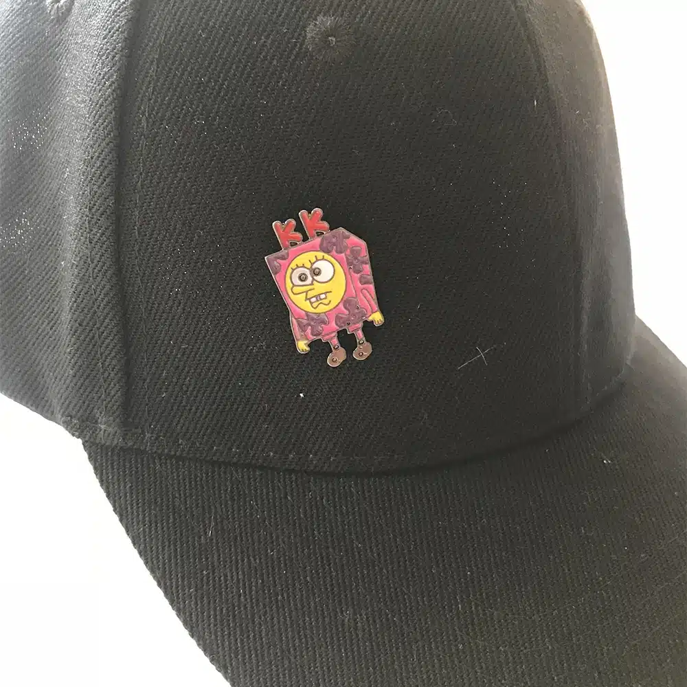 HANRESHE SpongeBob Meme Enamel Pin Brooche Metal Pin New Fashion Pink Jewelry Brooches for Women Cute Pin Best Gifts 4