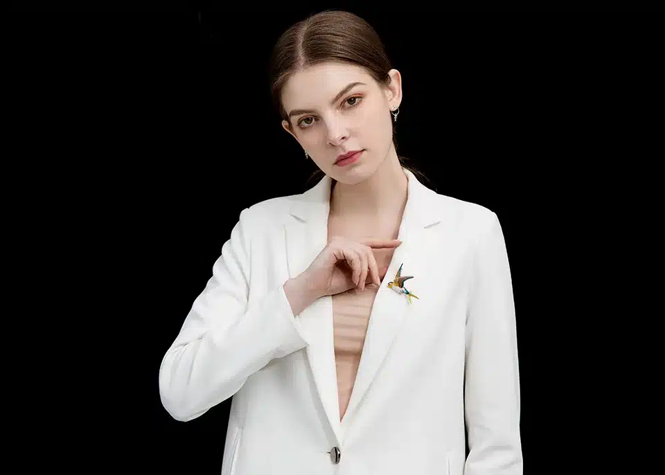 FUNMOR Vivid Enamel Swallow Shape Brooch Pins Coat Dress Decoration Badge Sweater Pendant Bird Animal Brooches For Women Men 22