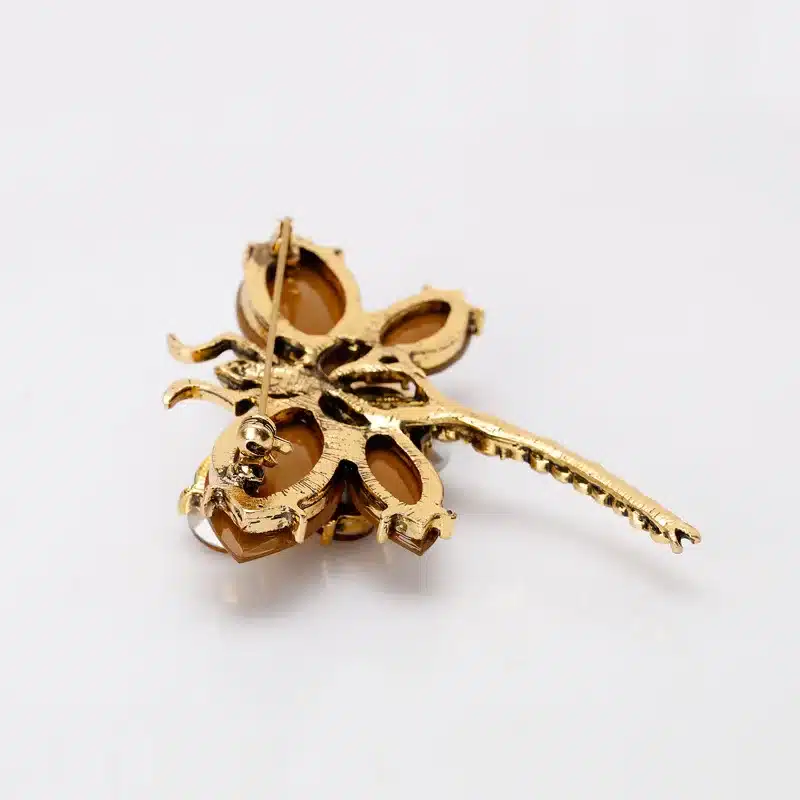 CINDY XIANG new arrival resin colorful large dragonfly brooches for women fashion elegant rhinestone insect brooch pin good gift 25