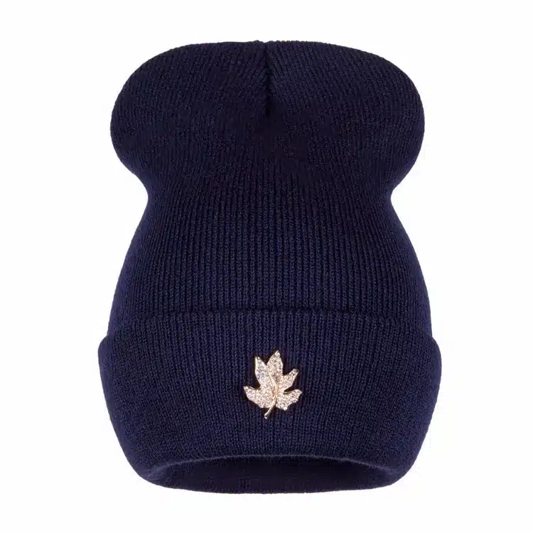 Ralferty Casual Crystal Leaf Beanie Winter Hats For Women Skullies Caps Female Chapeu Toca bonne gorras bonnet Cap Men Snowboard 7