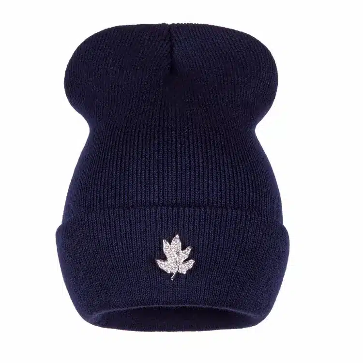 Ralferty Casual Crystal Leaf Beanie Winter Hats For Women Skullies Caps Female Chapeu Toca bonne gorras bonnet Cap Men Snowboard 8