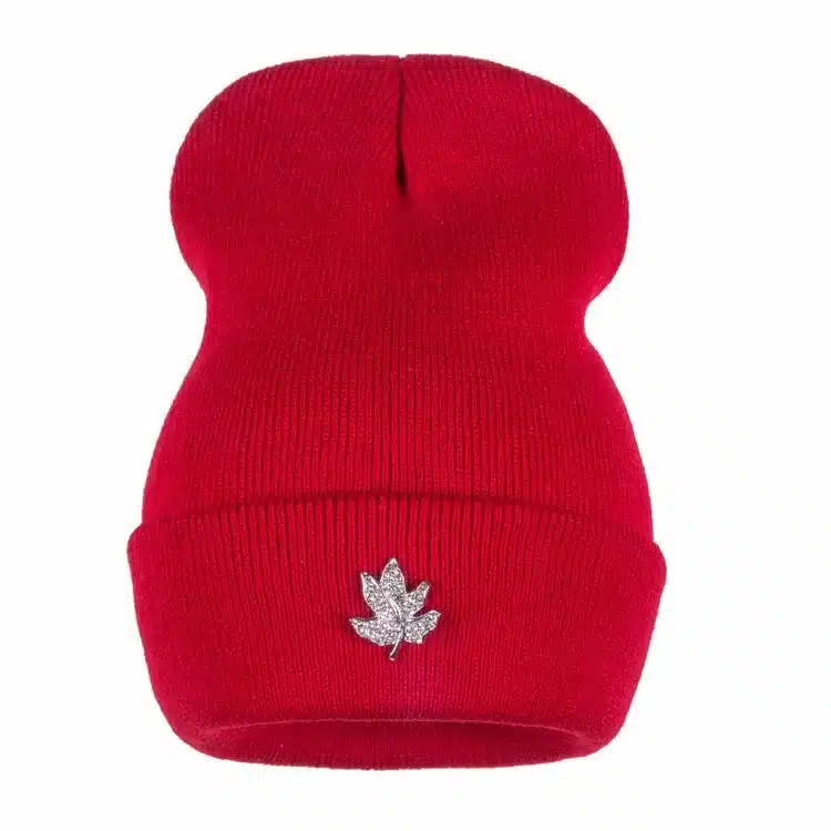 Ralferty Casual Crystal Leaf Beanie Winter Hats For Women Skullies Caps Female Chapeu Toca bonne gorras bonnet Cap Men Snowboard 10