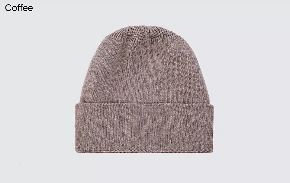 Ralferty High Quality Rabbit Knitted Hats For Women Winter Warm Solid Color Hat Female Skully Beanies White ski Bonnet Femme 3