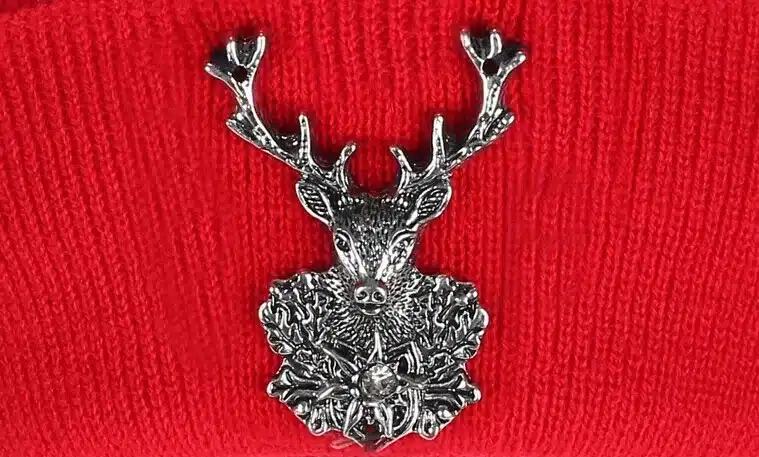Ralferty 2017 New Knitting Winter Acrylic Brand Skullies Beanies Hip Hop Warm Hats Metal Fawn Decorate Caps For Women Christmas 6