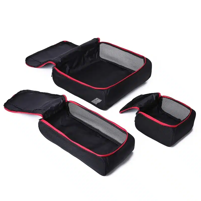 BAGSMART New Breathable Travel Accessories 6 Set Packing Cubes Luggage Packing Organizers Bag Fit 24" Carry on Suitcase 17