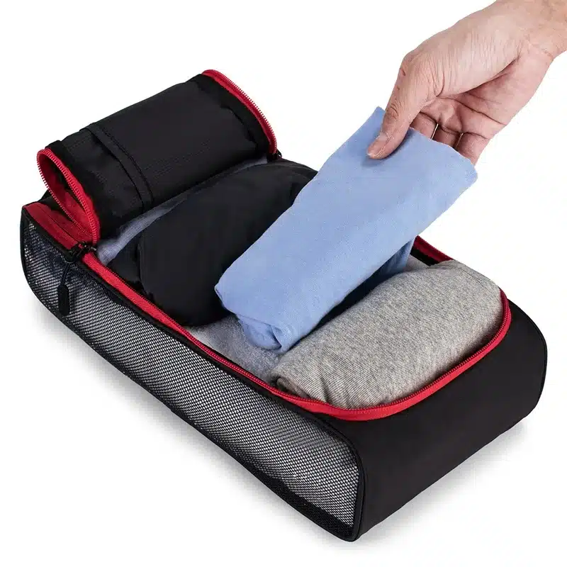 BAGSMART New Breathable Travel Accessories 6 Set Packing Cubes Luggage Packing Organizers Bag Fit 24" Carry on Suitcase 33
