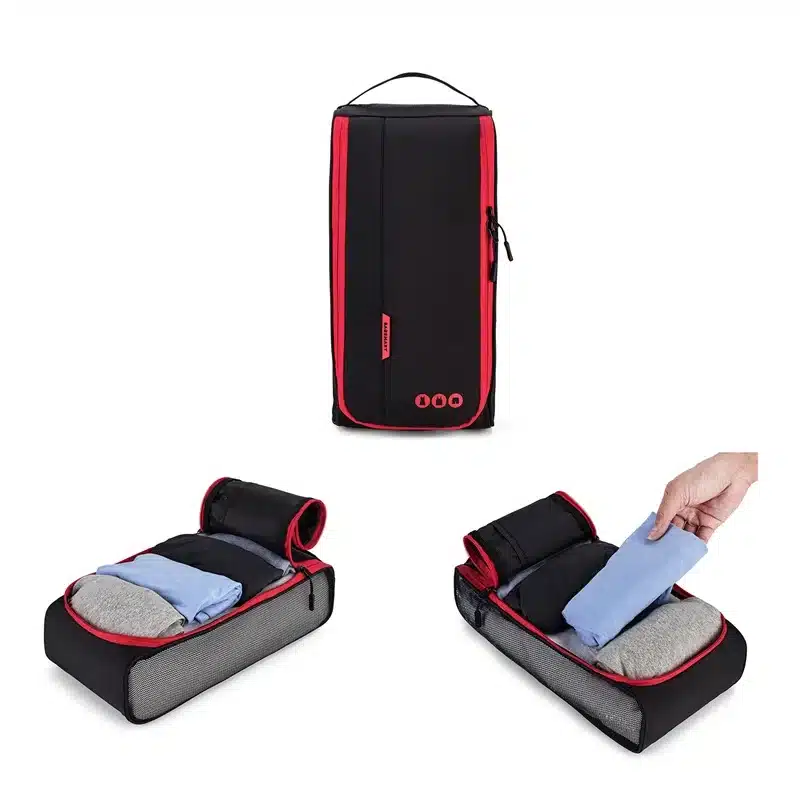 BAGSMART New Breathable Travel Accessories 6 Set Packing Cubes Luggage Packing Organizers Bag Fit 24" Carry on Suitcase 45