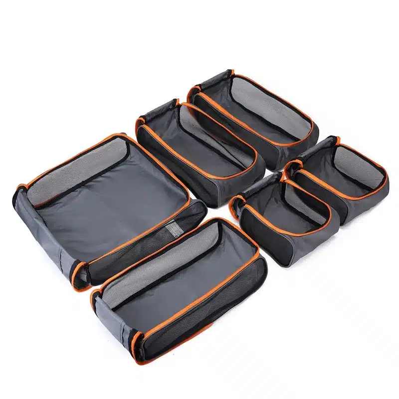 BAGSMART New Breathable Travel Accessories 6 Set Packing Cubes Luggage Packing Organizers Bag Fit 24" Carry on Suitcase 50