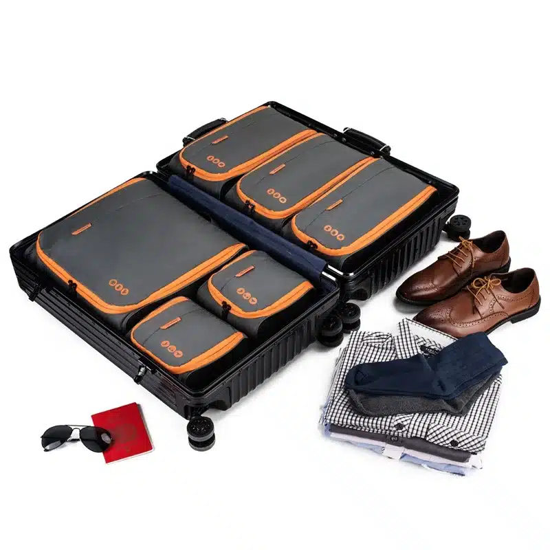 BAGSMART New Breathable Travel Accessories 6 Set Packing Cubes Luggage Packing Organizers Bag Fit 24" Carry on Suitcase 74