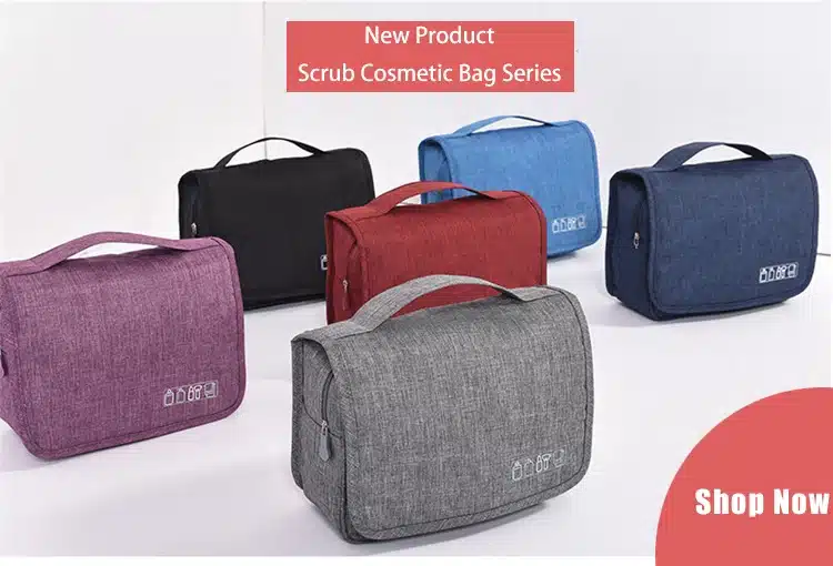 Waterproof Double Layer Travel Toiletry Kit for Men Women Portable Makeup Pouch Cosmetic Bags Beauty Bag Organizer Carry On Case 17
