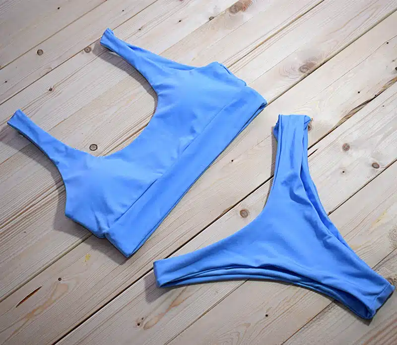 2019 Push Up Sexy Bikini Set Women Swimwear Swimsuit Female Tank Crop Top Bathing Suit Separate Bikinis Thong Beach Wear Swim 15